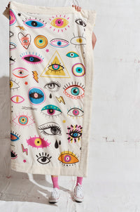 Signature Beach Towel Evil Eyes