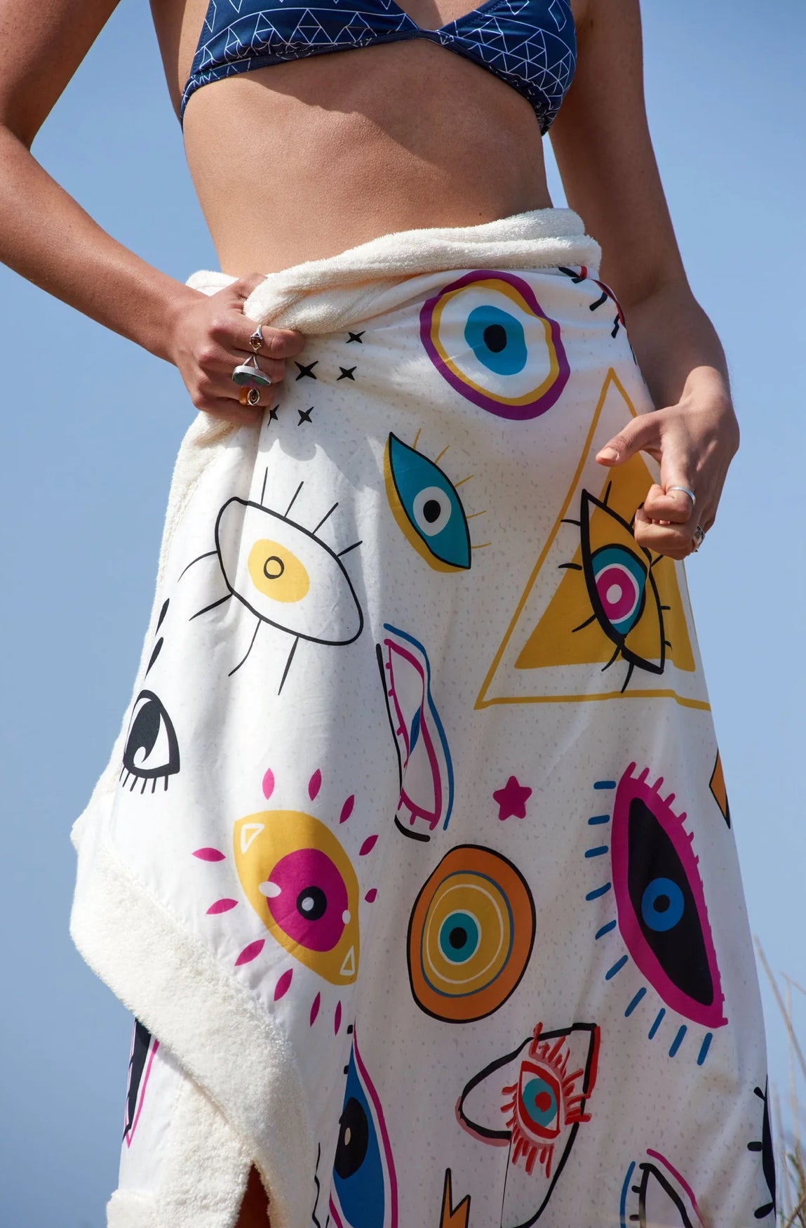 Signature Beach Towel Evil Eyes