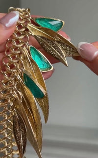 Velia Aqua Necklace Handmade