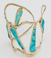 Ice Bracelet Blue Resin