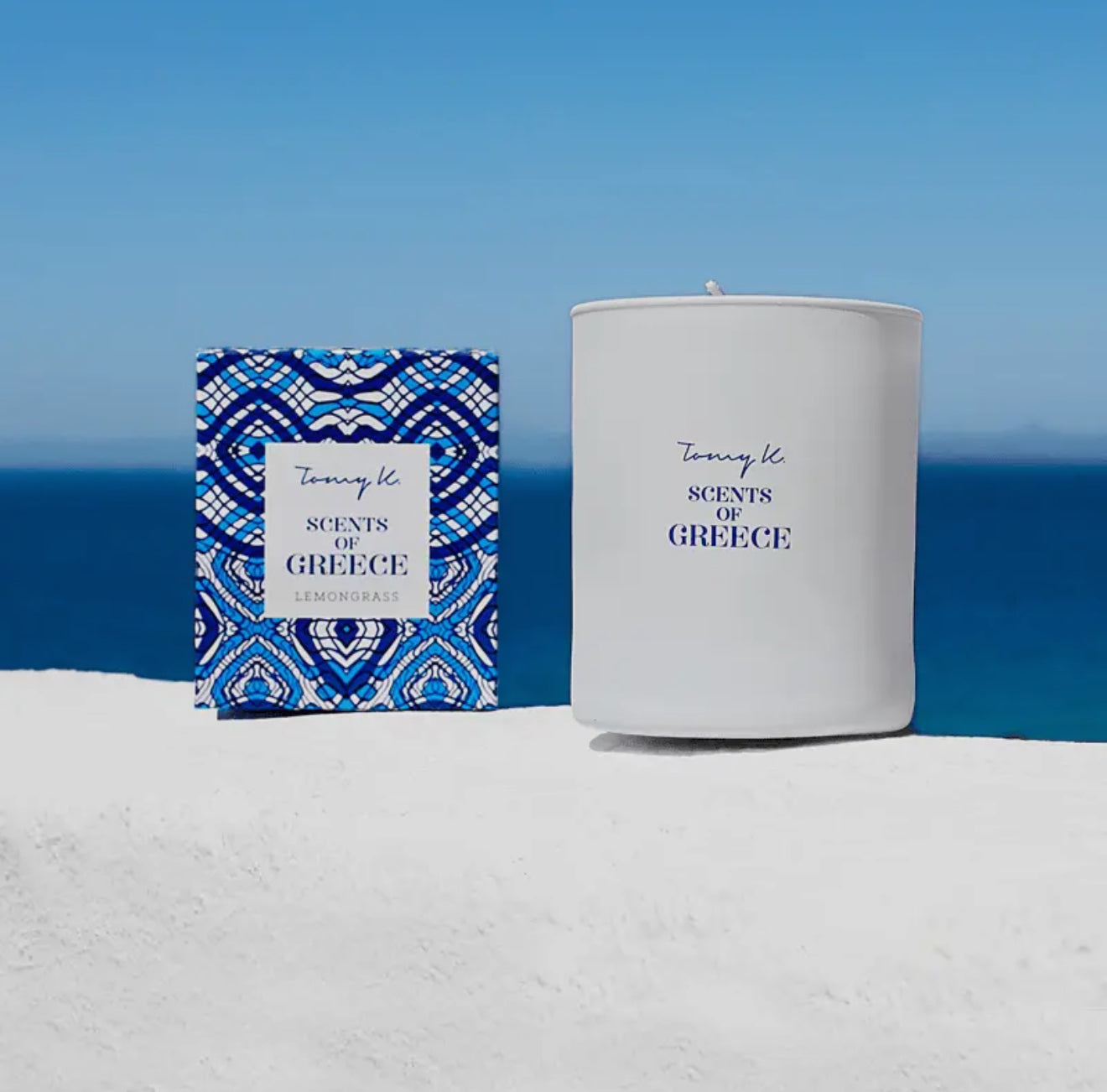 Scents of Greece | Lemongrass Scented Candle