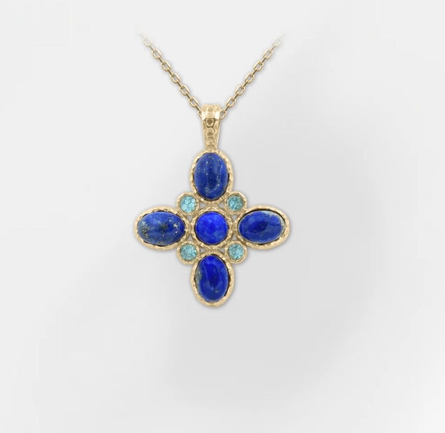 Lydia Cross Necklace - Small