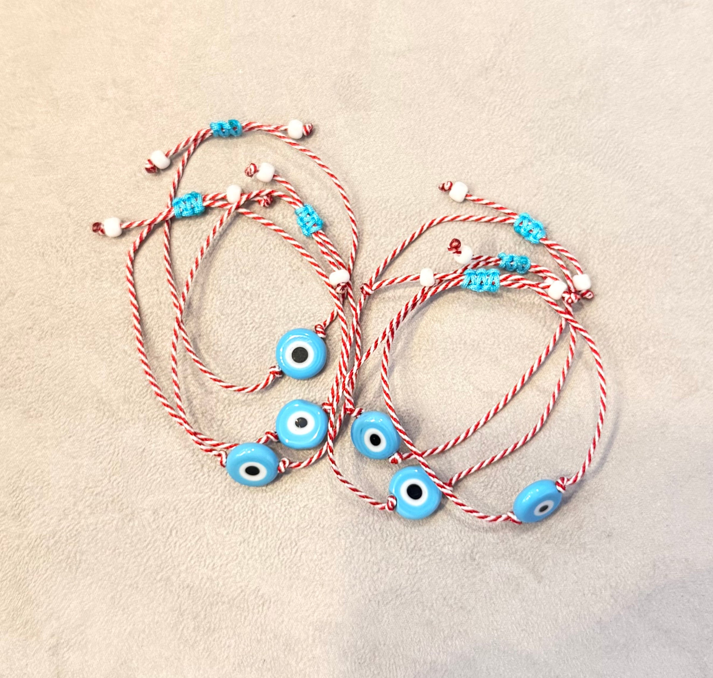 Unisex Marti Glass Evil Eye Bracelet