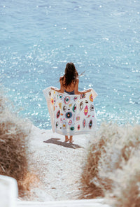 Signature Beach Towel Evil Eyes