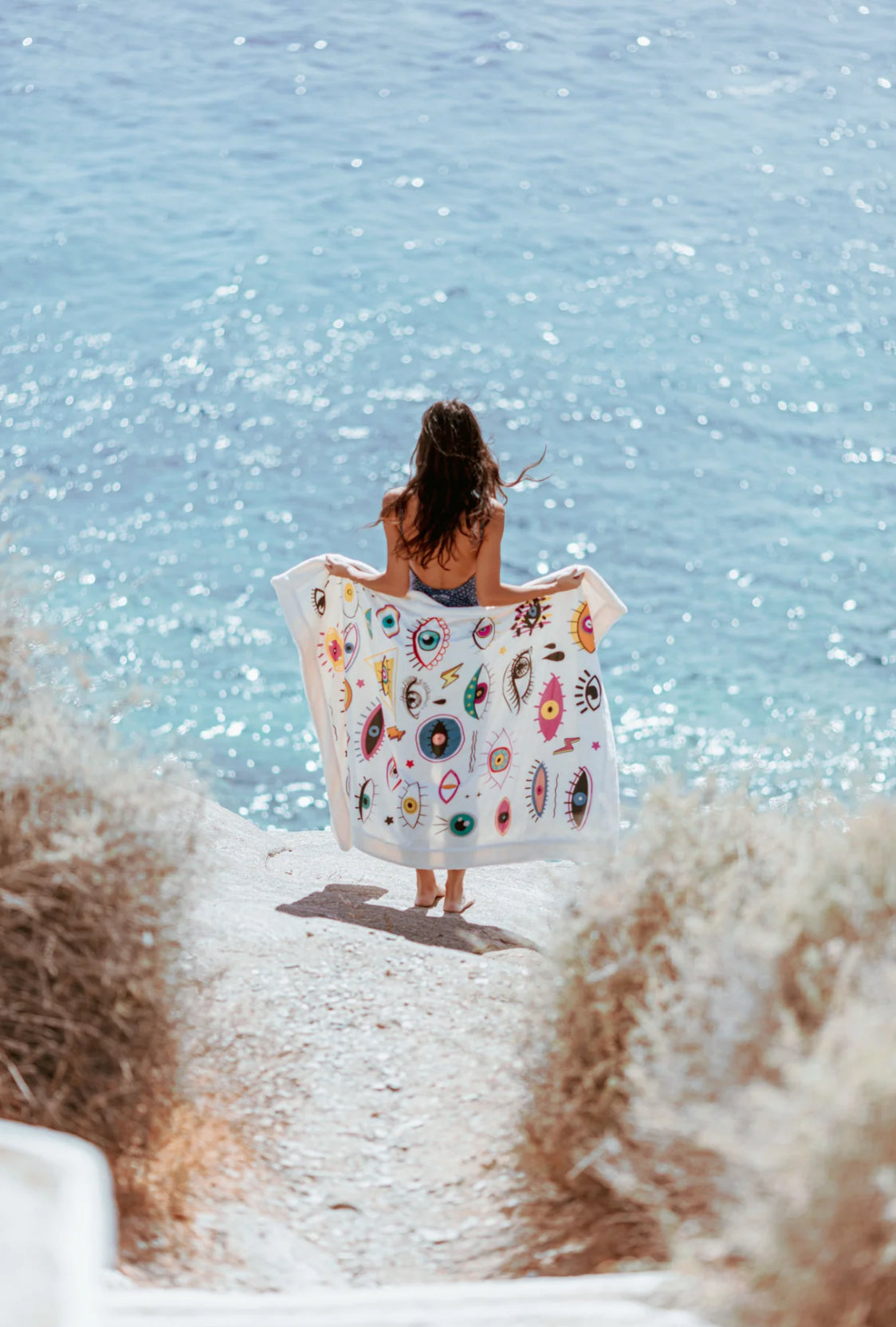 Signature Beach Towel Evil Eyes