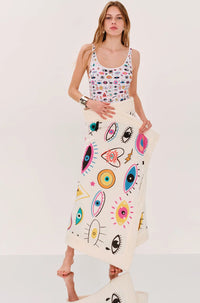 Signature Beach Towel Evil Eyes