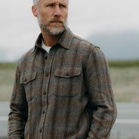 The CPO Shirt
in Dark Brick Plaid Wool