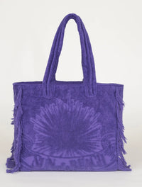 Fringed Terry Large Beach Tote Bag
