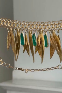 Velia Aqua Necklace Handmade