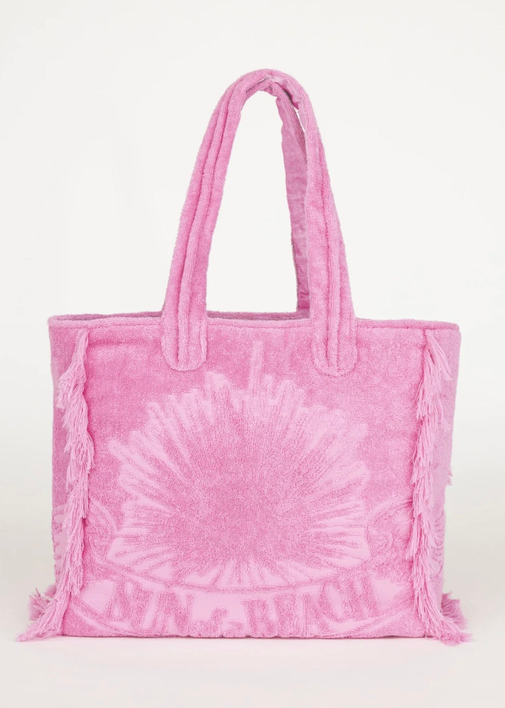 Fringed Terry Large Beach Tote Bag