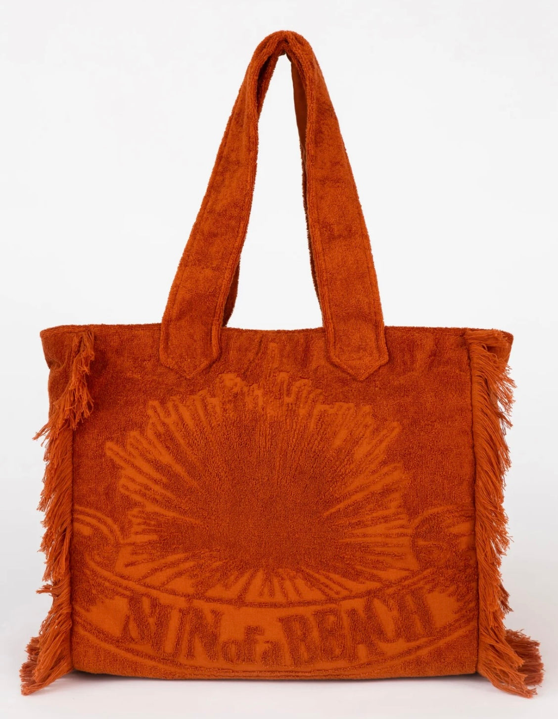 Fringed Terry Large Beach Tote Bag
