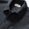 The Evans Overshirt -Charcoal Birdseye Wool