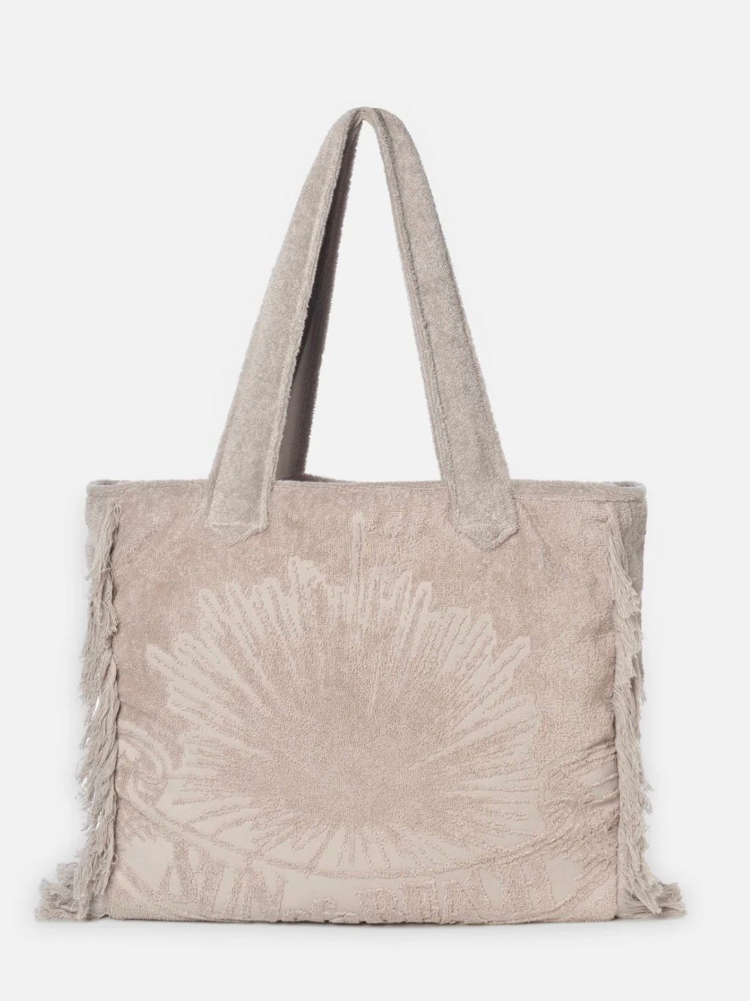 Fringed Terry Large Beach Tote Bag