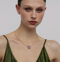 Seaecho Necklace Lilac Stone
