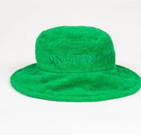 Terry Cloth Bucket Hat Solid Color