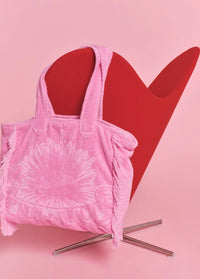Fringed Terry Large Beach Tote Bag