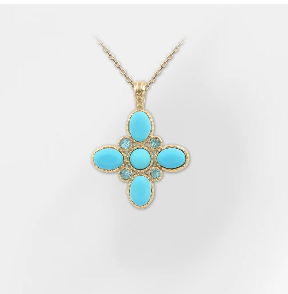 Lydia Cross Necklace - Small