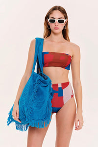 Fringed Terry Large Beach Tote Bag
