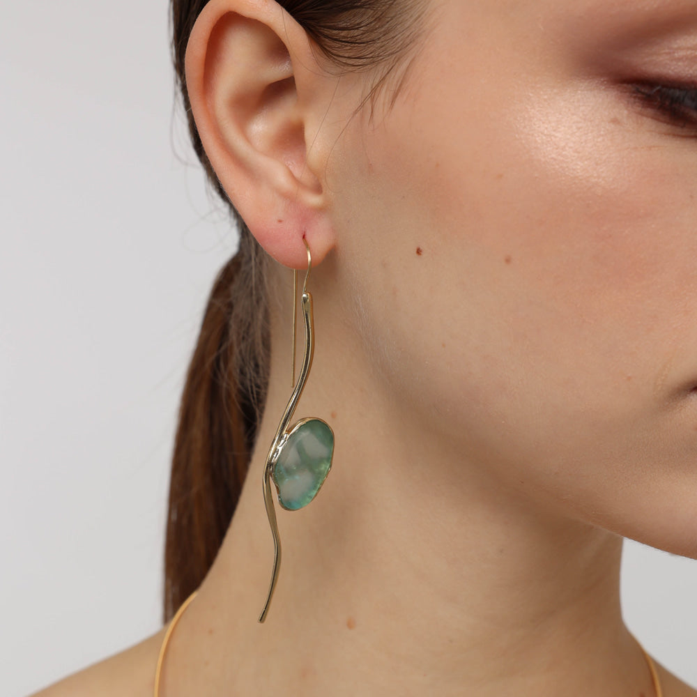 Cocoon Long Earrings