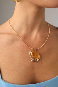 Crabby Necklace Handmade