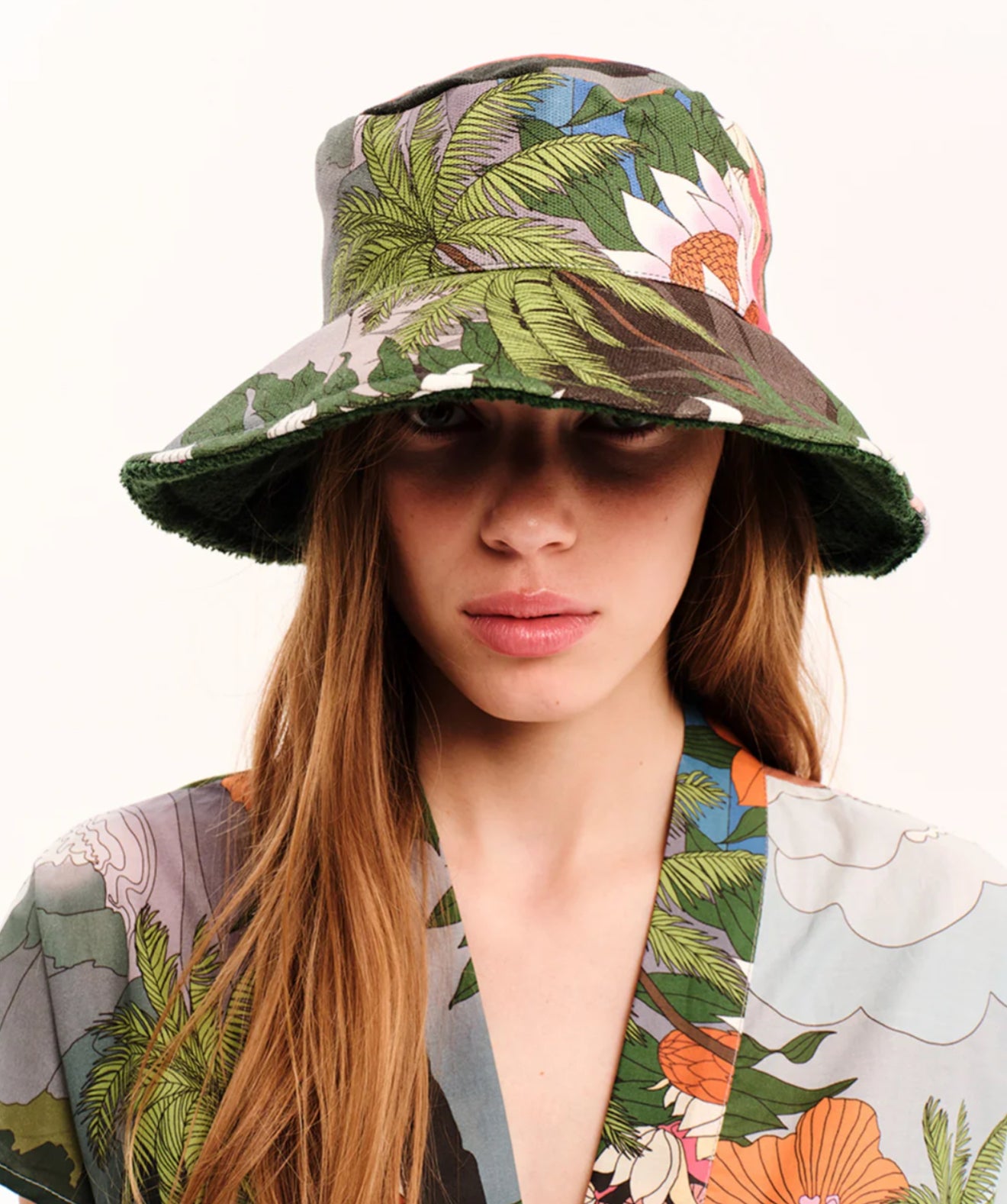 Terry Bucket Hat “Double-Sided