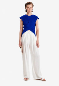 Seashells Knit Crossed Top