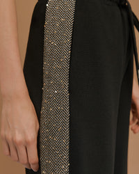 Embroidered Drawstring Joggers