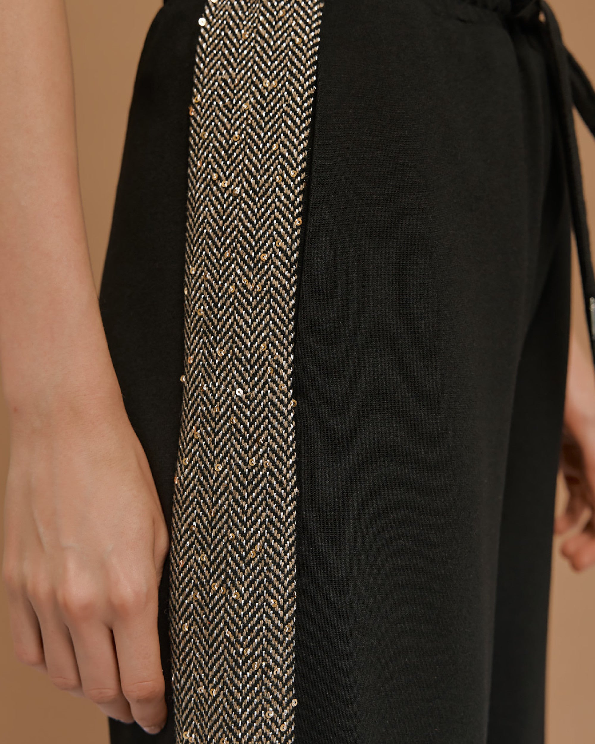 Embroidered Drawstring Joggers