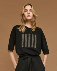 Embroidered Cotton T-Shirt