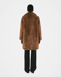 Bree Camel Faux Coat