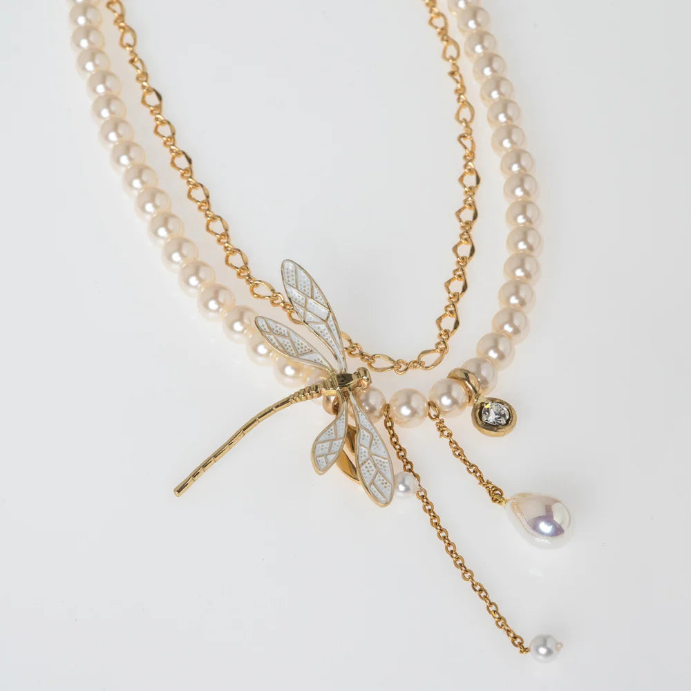 Fly Pearl Necklace