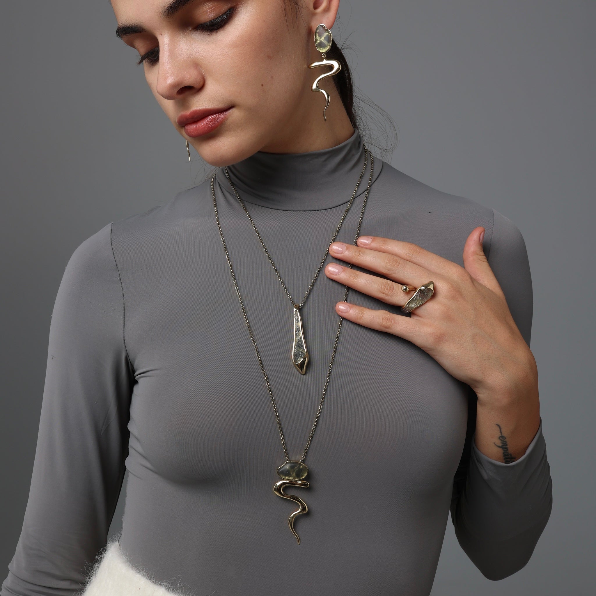 Cocoon Clip Earrings