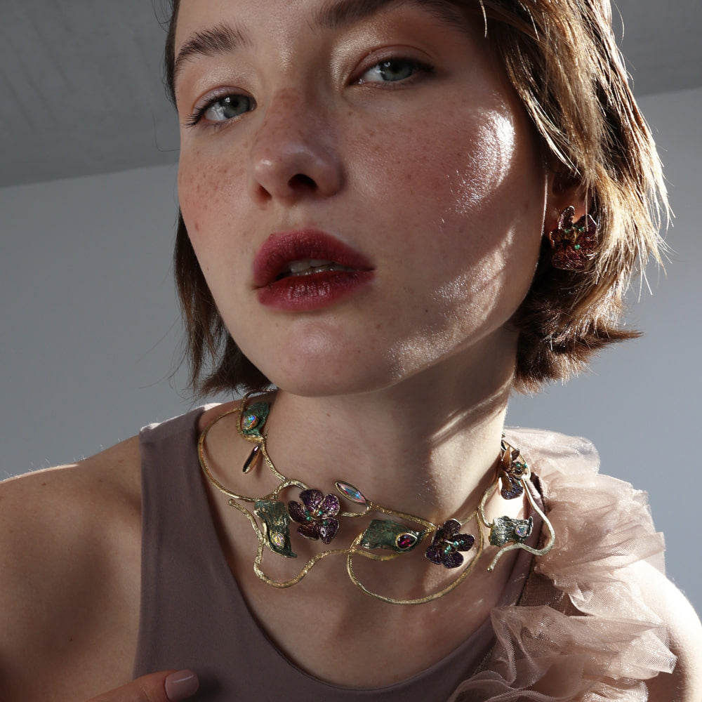 Hibiscus Necklace