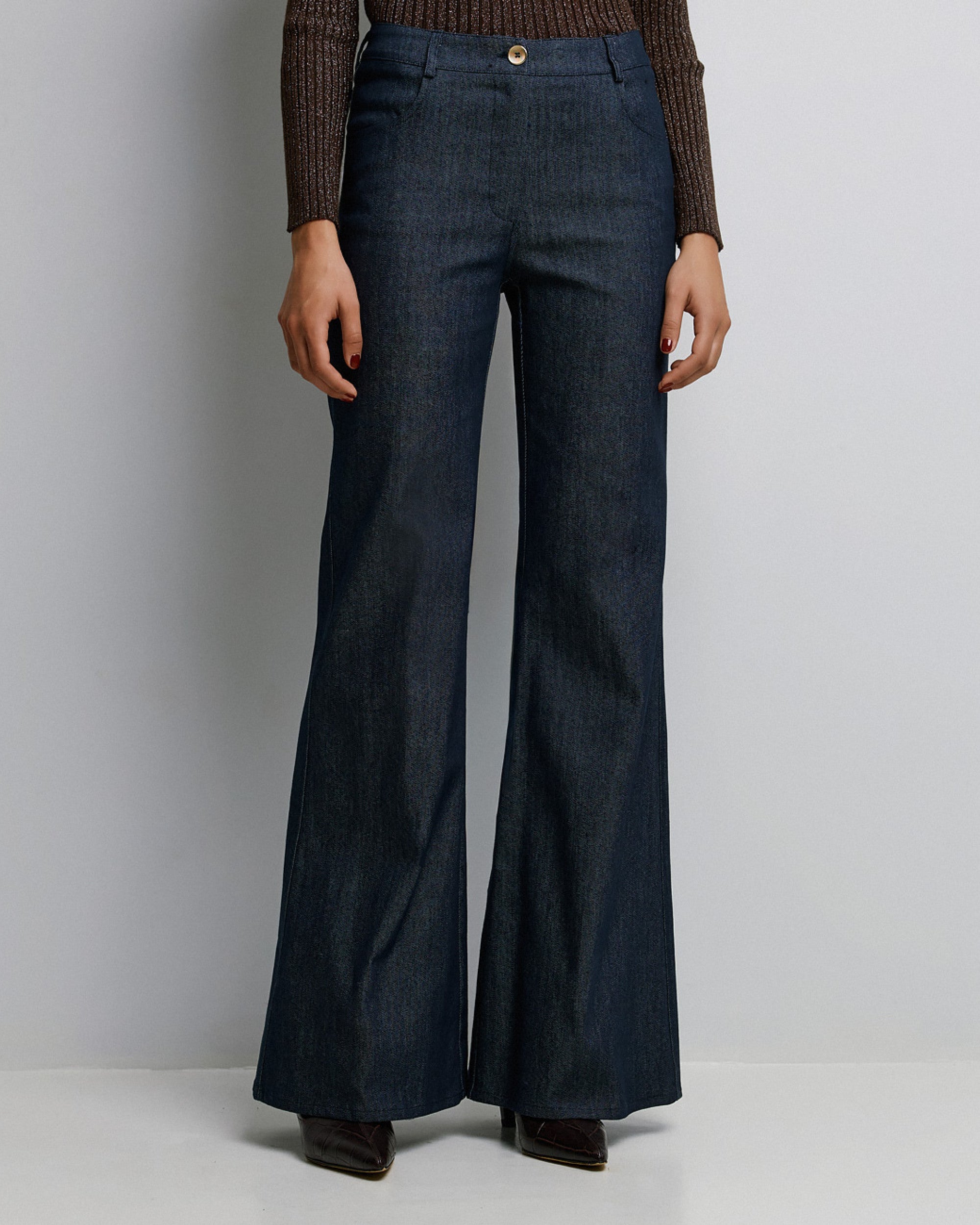 High Waist Flared Jeans