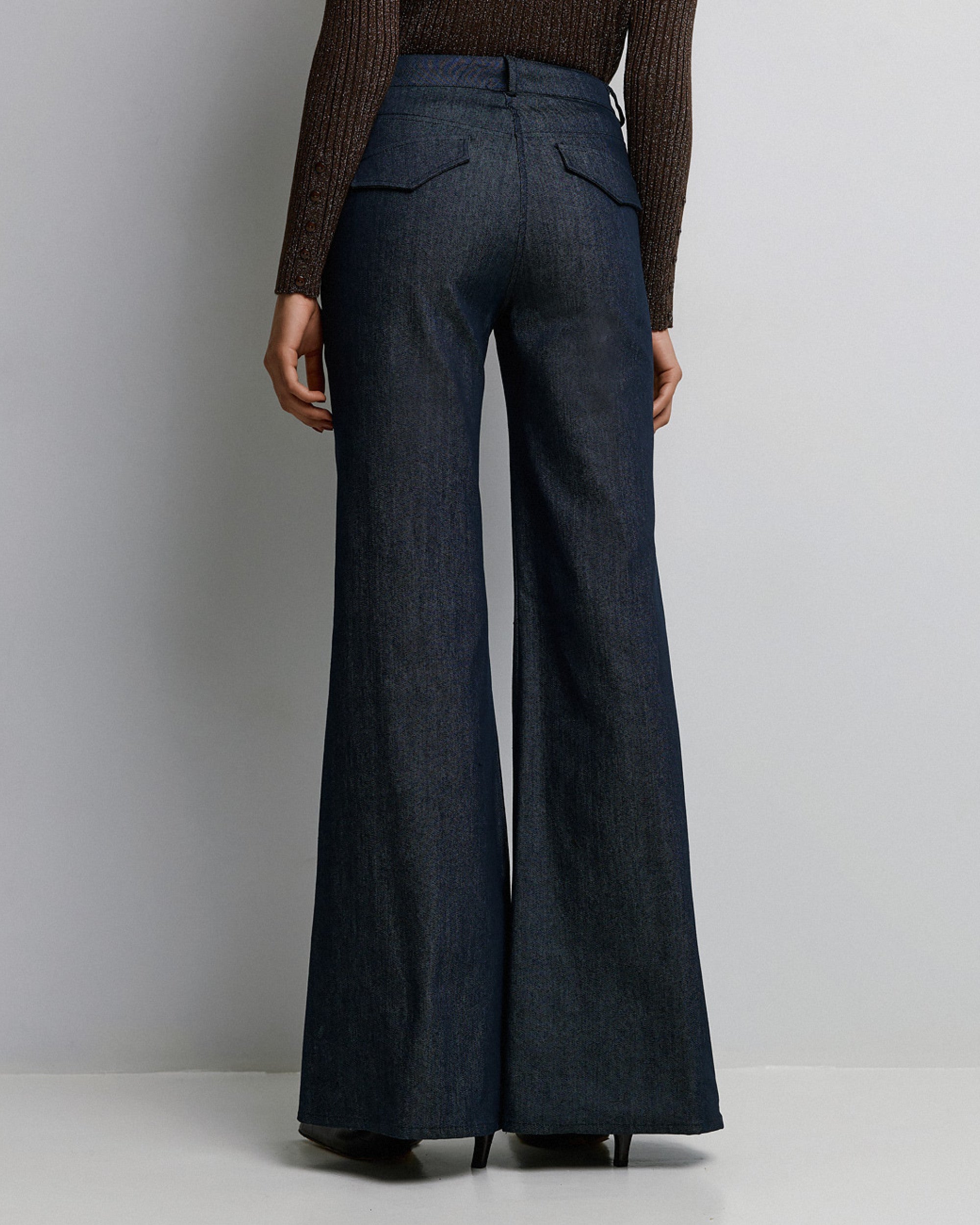 High Waist Flared Jeans