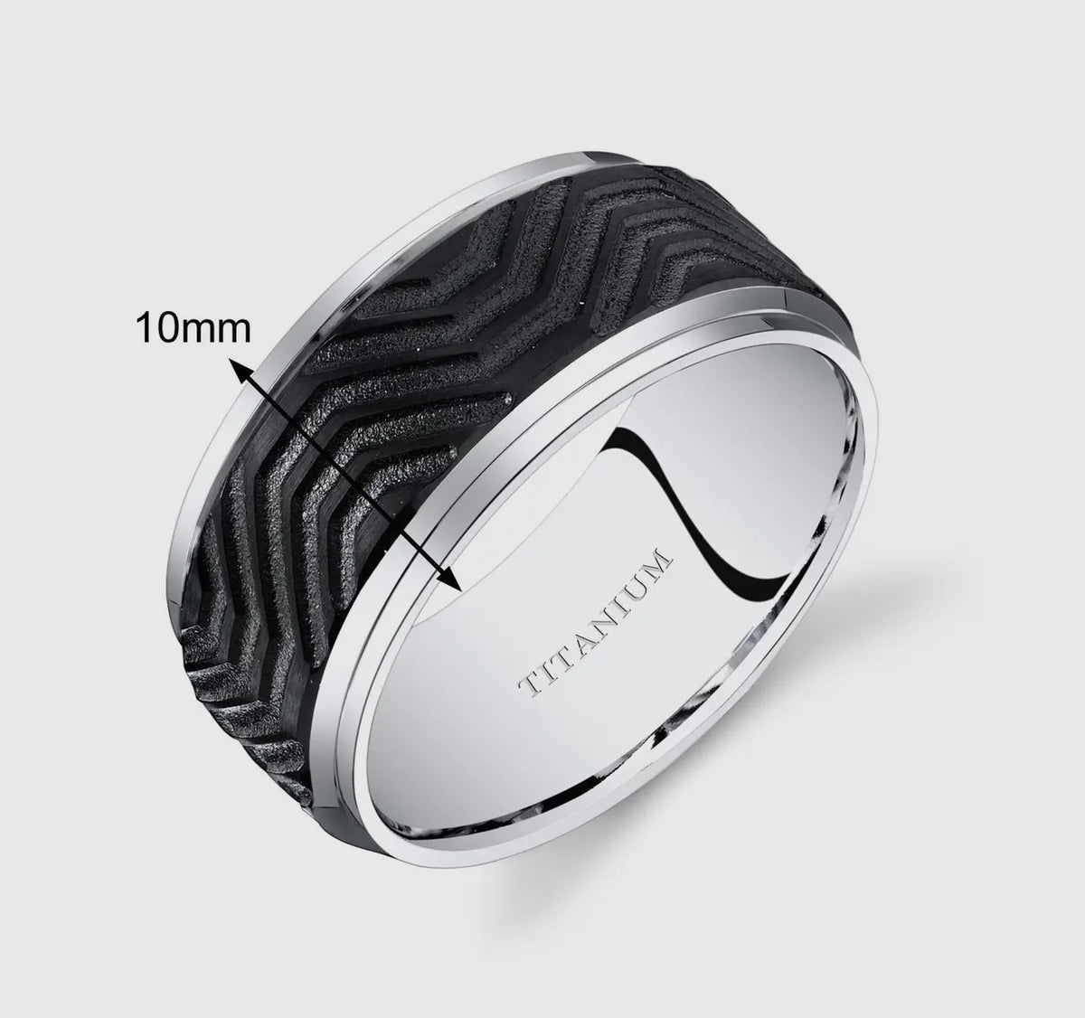 Men's Premium Titanium Band 10mm