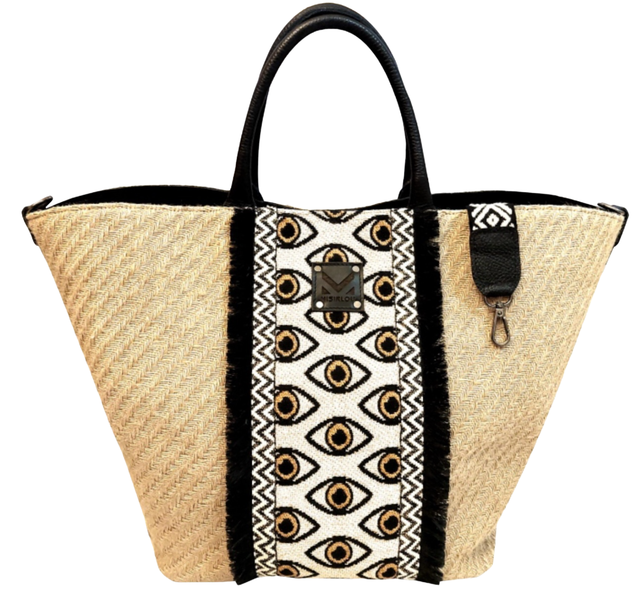 Zea Resort Brown Evil Eye Bag