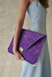 Symmetria Clutch - Purple