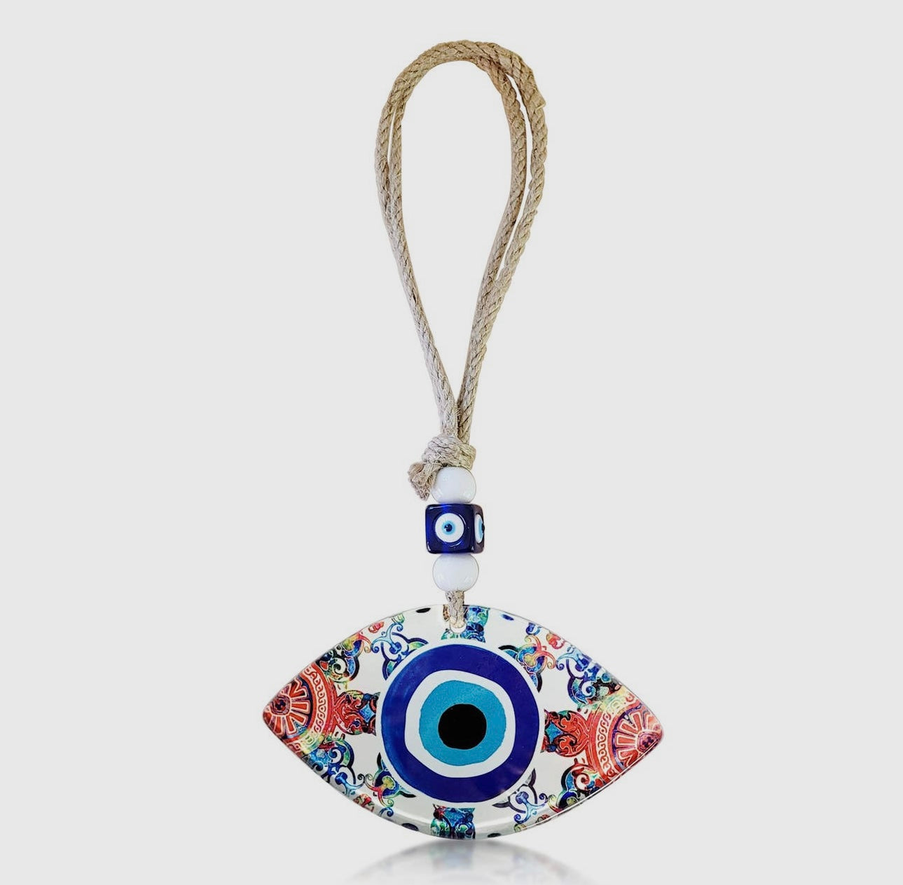 Glass Evil Eye Wall Decor