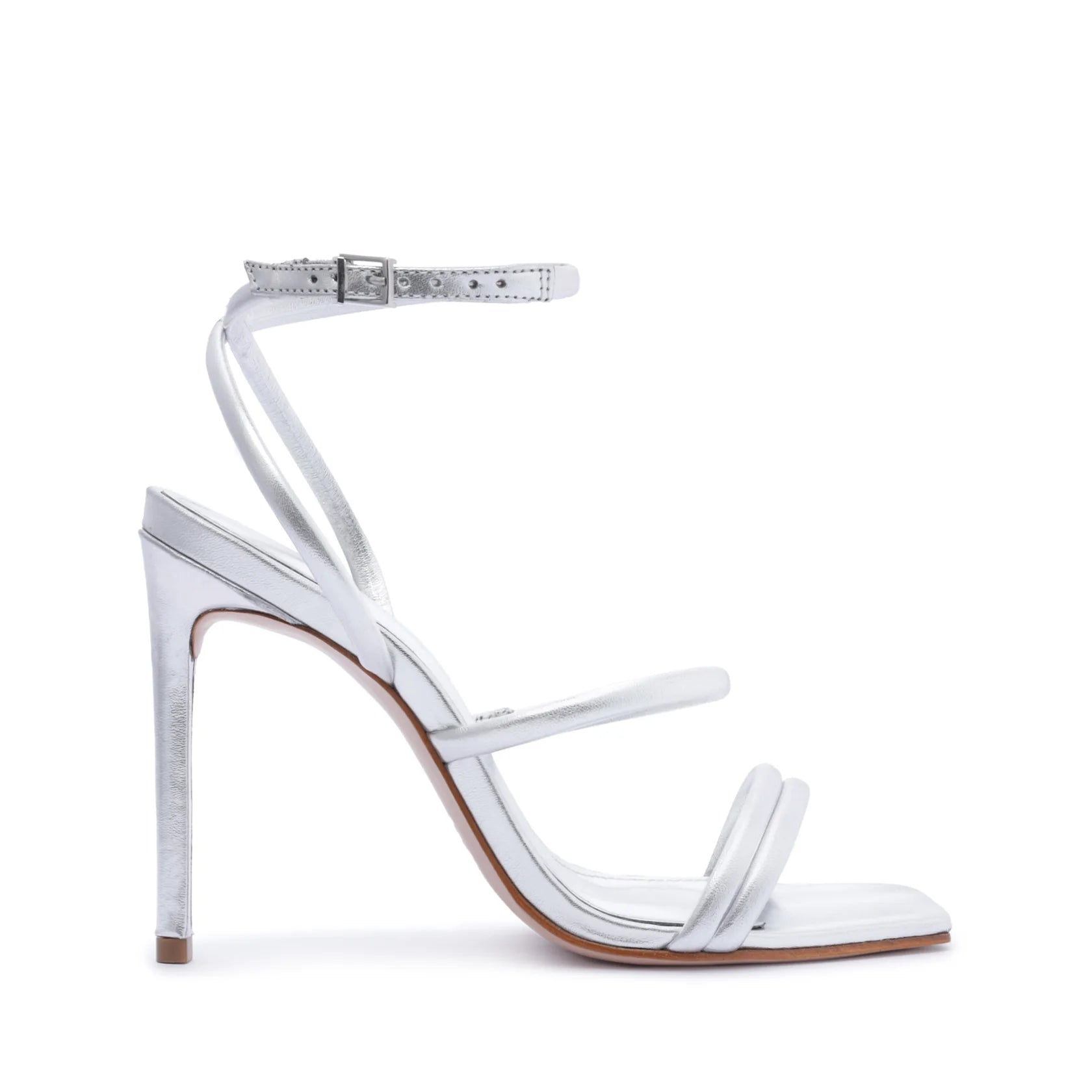 Nylla Casual Metallic Leather Sandal