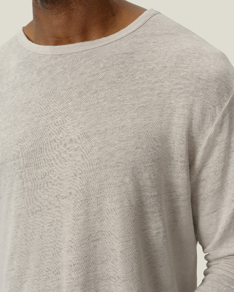 Long Sleeve Sun Tee/ Bone
