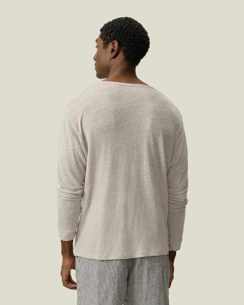 Long Sleeve Sun Tee/ Bone