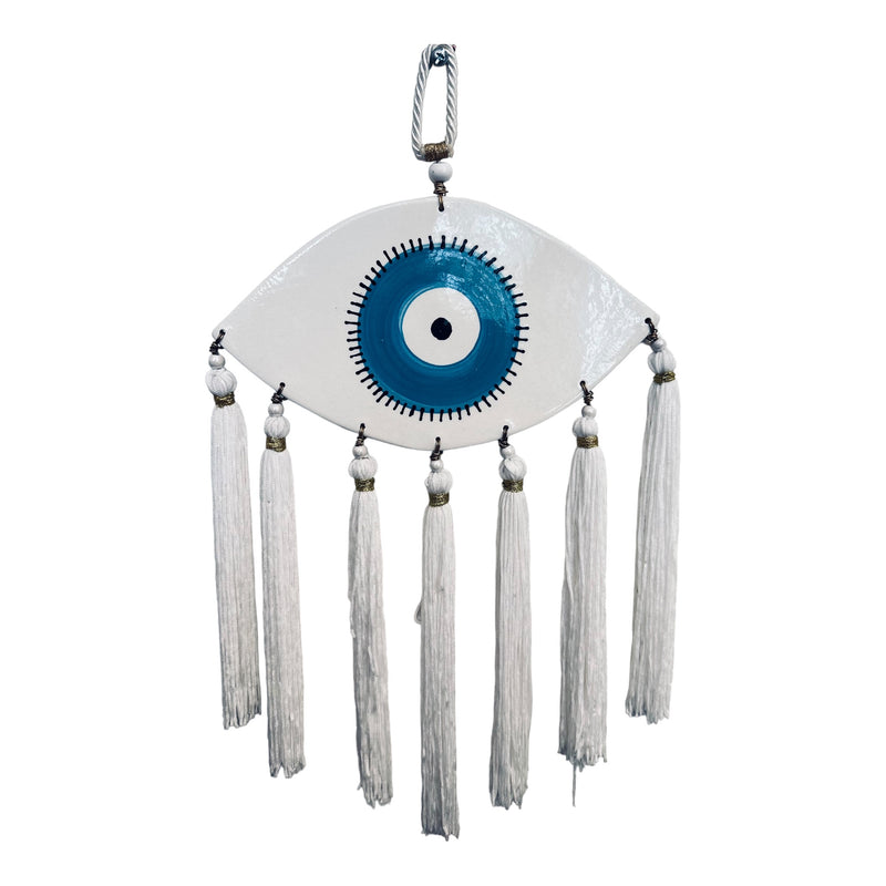 Large Evil Eye Ceramic Wall Decor