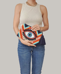 Divina Evil Eye Clutch Purse