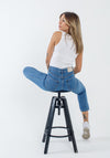 Sinthia Mid Blue Denim
