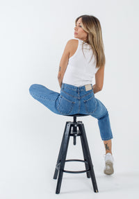 Sinthia Mid Blue Denim