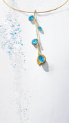 Twinkle Necklace Aqua Bohemica Crystal