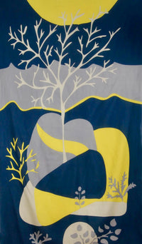Luna Marine Cotton Scarf