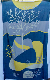 Luna Marine Cotton Scarf