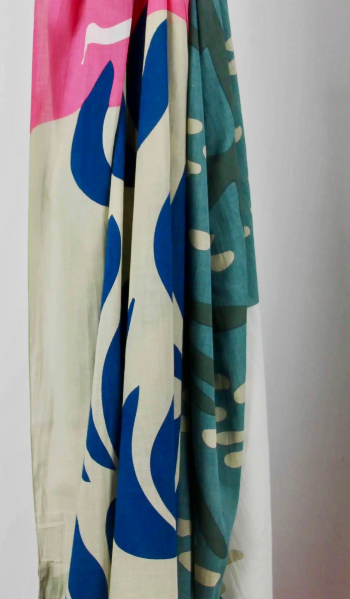 Breton Blue Cotton Scarf
